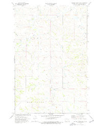 Hootowl Creek East North Dakota Historical topographic map, 1:24000 scale, 7.5 X 7.5 Minute, Year 1974