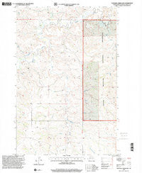 Hootowl Creek East North Dakota Historical topographic map, 1:24000 scale, 7.5 X 7.5 Minute, Year 1997