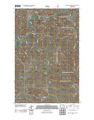 Hootowl Creek East North Dakota Historical topographic map, 1:24000 scale, 7.5 X 7.5 Minute, Year 2011