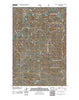 Hootowl Creek East North Dakota Historical topographic map, 1:24000 scale, 7.5 X 7.5 Minute, Year 2011