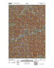 Hootowl Creek West North Dakota Historical topographic map, 1:24000 scale, 7.5 X 7.5 Minute, Year 2011