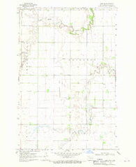 Hope NE North Dakota Historical topographic map, 1:24000 scale, 7.5 X 7.5 Minute, Year 1968