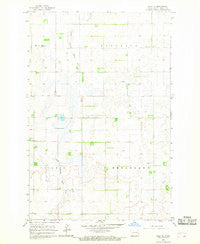 Hope SE North Dakota Historical topographic map, 1:24000 scale, 7.5 X 7.5 Minute, Year 1966