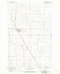 Hope North Dakota Historical topographic map, 1:24000 scale, 7.5 X 7.5 Minute, Year 1968