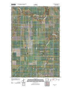 Hope NE North Dakota Historical topographic map, 1:24000 scale, 7.5 X 7.5 Minute, Year 2011