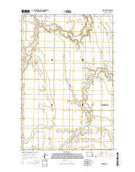 Hope NE North Dakota Current topographic map, 1:24000 scale, 7.5 X 7.5 Minute, Year 2014
