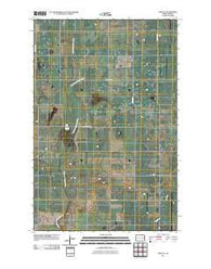 Hope SE North Dakota Historical topographic map, 1:24000 scale, 7.5 X 7.5 Minute, Year 2011