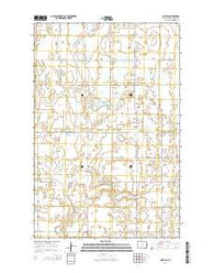 Hope SE North Dakota Current topographic map, 1:24000 scale, 7.5 X 7.5 Minute, Year 2014