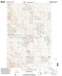 Horse Creek School North Dakota Historical topographic map, 1:24000 scale, 7.5 X 7.5 Minute, Year 1997