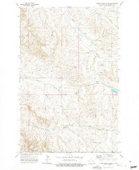 Horse Creek School North Dakota Historical topographic map, 1:24000 scale, 7.5 X 7.5 Minute, Year 1972