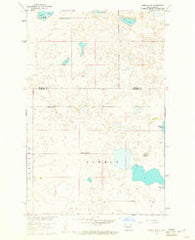 Horse Lake North Dakota Historical topographic map, 1:24000 scale, 7.5 X 7.5 Minute, Year 1960