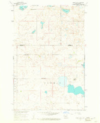 Horse Lake North Dakota Historical topographic map, 1:24000 scale, 7.5 X 7.5 Minute, Year 1960