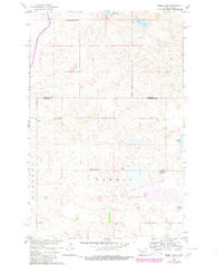 Horse Lake North Dakota Historical topographic map, 1:24000 scale, 7.5 X 7.5 Minute, Year 1960