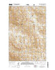 Horse Creek School North Dakota Current topographic map, 1:24000 scale, 7.5 X 7.5 Minute, Year 2014