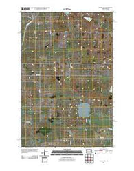 Horse Lake North Dakota Historical topographic map, 1:24000 scale, 7.5 X 7.5 Minute, Year 2011