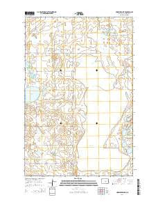 Horsehead Lake North Dakota Current topographic map, 1:24000 scale, 7.5 X 7.5 Minute, Year 2014