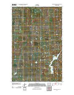 Horseshoe Valley North Dakota Historical topographic map, 1:24000 scale, 7.5 X 7.5 Minute, Year 2011