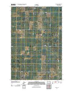 Hoving North Dakota Historical topographic map, 1:24000 scale, 7.5 X 7.5 Minute, Year 2011