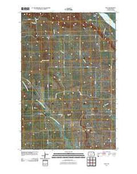 Huff North Dakota Historical topographic map, 1:24000 scale, 7.5 X 7.5 Minute, Year 2011