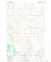 Huff NE North Dakota Historical topographic map, 1:24000 scale, 7.5 X 7.5 Minute, Year 1971