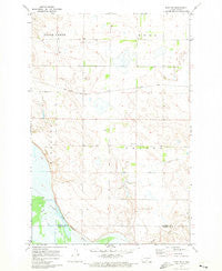Huff NE North Dakota Historical topographic map, 1:24000 scale, 7.5 X 7.5 Minute, Year 1971