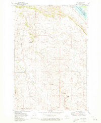 Huff North Dakota Historical topographic map, 1:24000 scale, 7.5 X 7.5 Minute, Year 1971