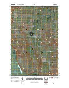 Huff NE North Dakota Historical topographic map, 1:24000 scale, 7.5 X 7.5 Minute, Year 2011