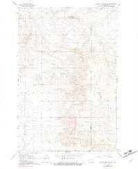 Hungry Man Butte North Dakota Historical topographic map, 1:24000 scale, 7.5 X 7.5 Minute, Year 1978