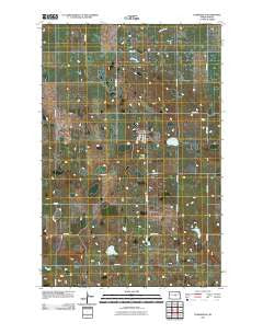 Hurdsfield North Dakota Historical topographic map, 1:24000 scale, 7.5 X 7.5 Minute, Year 2011