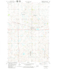 Hurdsfield North Dakota Historical topographic map, 1:24000 scale, 7.5 X 7.5 Minute, Year 1978