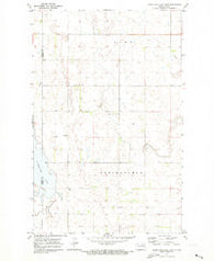 Hurricane Lake East North Dakota Historical topographic map, 1:24000 scale, 7.5 X 7.5 Minute, Year 1971