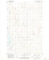 Hurricane Lake East North Dakota Historical topographic map, 1:24000 scale, 7.5 X 7.5 Minute, Year 1971
