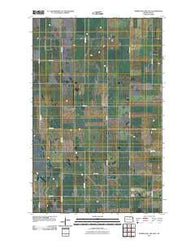 Hurricane Lake East North Dakota Historical topographic map, 1:24000 scale, 7.5 X 7.5 Minute, Year 2011