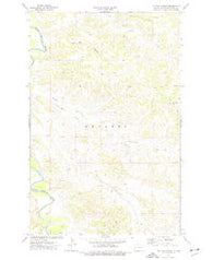 Ice Box Canyon North Dakota Historical topographic map, 1:24000 scale, 7.5 X 7.5 Minute, Year 1974