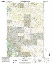 Ice Box Canyon North Dakota Historical topographic map, 1:24000 scale, 7.5 X 7.5 Minute, Year 1997
