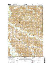 Ice Box Canyon North Dakota Current topographic map, 1:24000 scale, 7.5 X 7.5 Minute, Year 2014