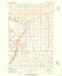 Independence North Dakota Historical topographic map, 1:24000 scale, 7.5 X 7.5 Minute, Year 1952
