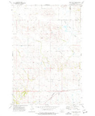 Indian Butte North Dakota Historical topographic map, 1:24000 scale, 7.5 X 7.5 Minute, Year 1973