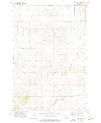 Indian Butte North Dakota Historical topographic map, 1:24000 scale, 7.5 X 7.5 Minute, Year 1973