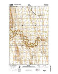 Inkster North Dakota Current topographic map, 1:24000 scale, 7.5 X 7.5 Minute, Year 2014
