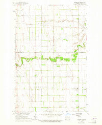 Inkster NE North Dakota Historical topographic map, 1:24000 scale, 7.5 X 7.5 Minute, Year 1963
