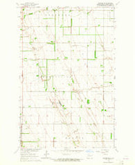 Inkster SE North Dakota Historical topographic map, 1:24000 scale, 7.5 X 7.5 Minute, Year 1963