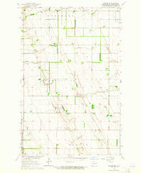 Inkster SE North Dakota Historical topographic map, 1:24000 scale, 7.5 X 7.5 Minute, Year 1963