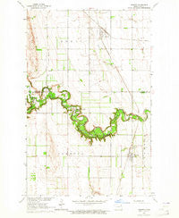 Inkster North Dakota Historical topographic map, 1:24000 scale, 7.5 X 7.5 Minute, Year 1963