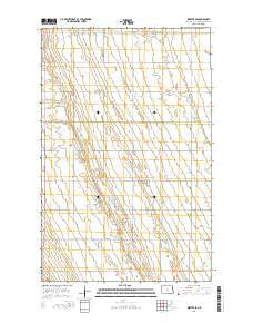 Inkster SE North Dakota Current topographic map, 1:24000 scale, 7.5 X 7.5 Minute, Year 2014