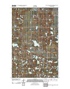 International Peace Garden North Dakota Historical topographic map, 1:24000 scale, 7.5 X 7.5 Minute, Year 2011