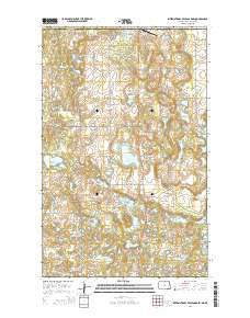 International Peace Garden North Dakota Current topographic map, 1:24000 scale, 7.5 X 7.5 Minute, Year 2014
