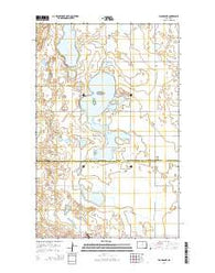 Island Lake North Dakota Current topographic map, 1:24000 scale, 7.5 X 7.5 Minute, Year 2014