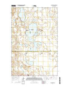 Island Lake North Dakota Current topographic map, 1:24000 scale, 7.5 X 7.5 Minute, Year 2014