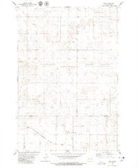 Ives North Dakota Historical topographic map, 1:24000 scale, 7.5 X 7.5 Minute, Year 1979
